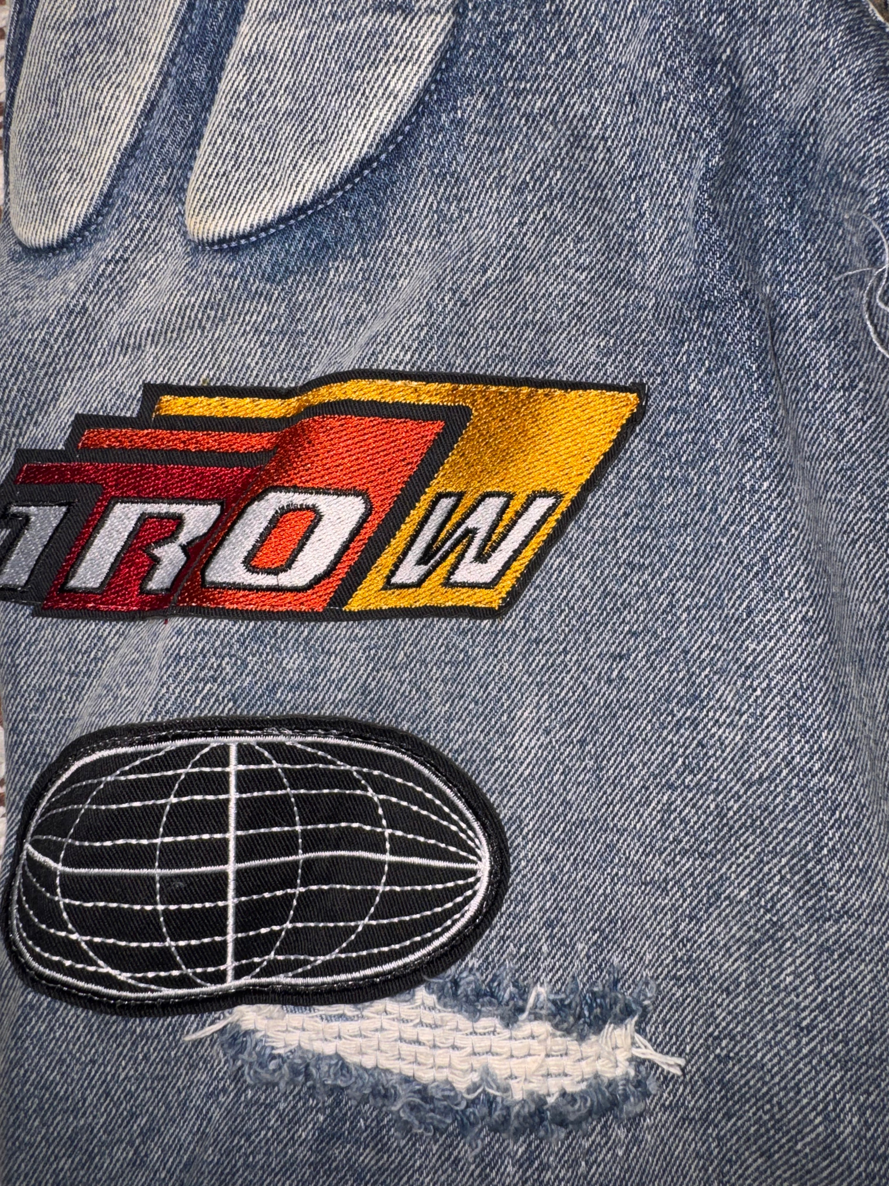First Row Denim Jacket — Exclusive Streetwear Piece 🔥