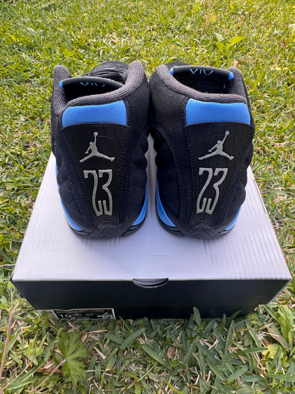 Jordan 14 Retro “Black University Blue” — UNC HEAT 🔥