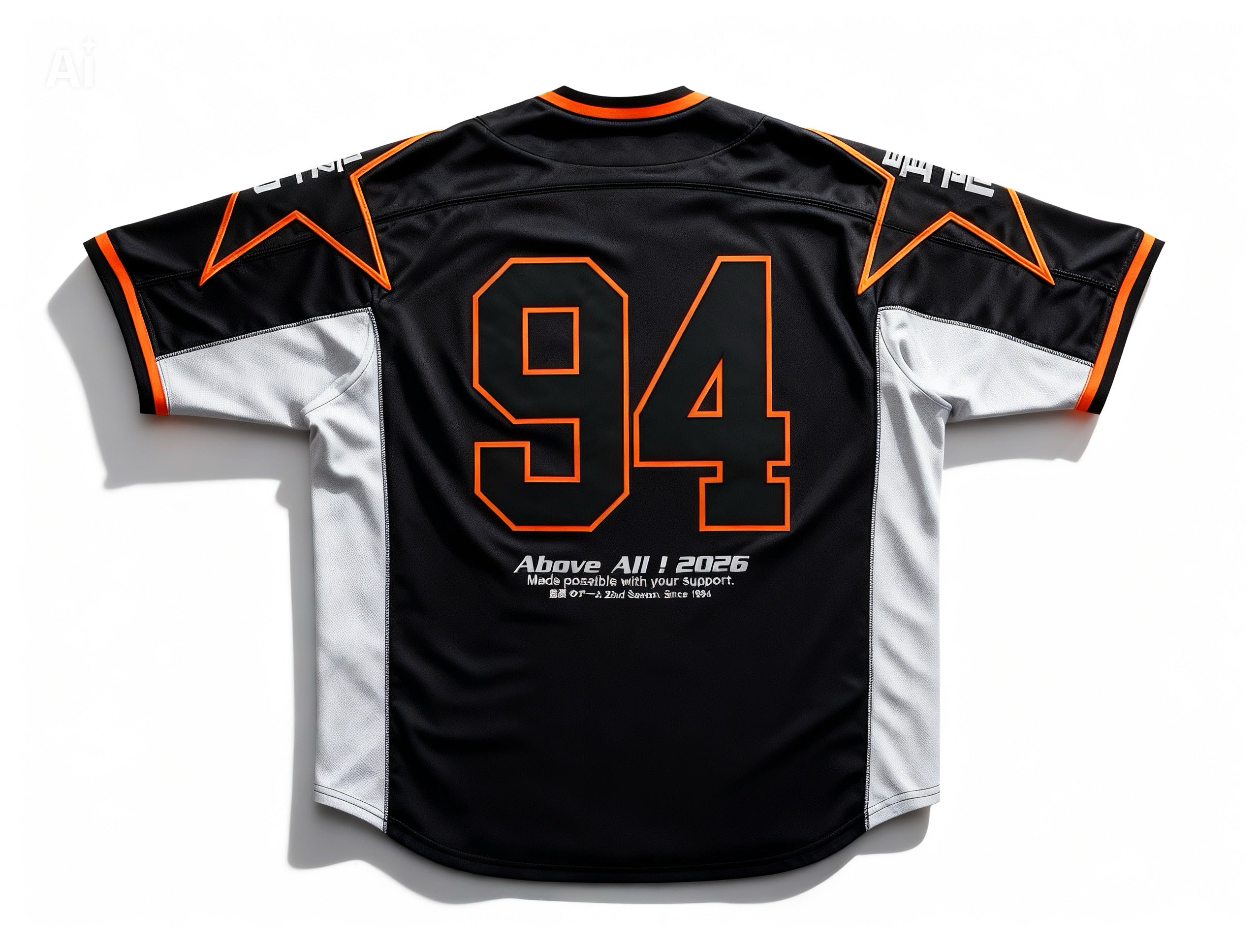 SUPREME Stars Baseball Jersey Black — STREET STATEMENT PIECE 🔥