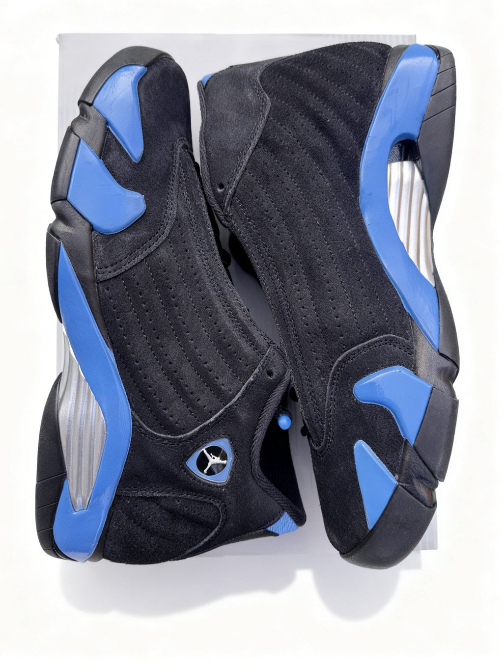 Jordan 14 Retro “Black University Blue” — UNC HEAT 🔥