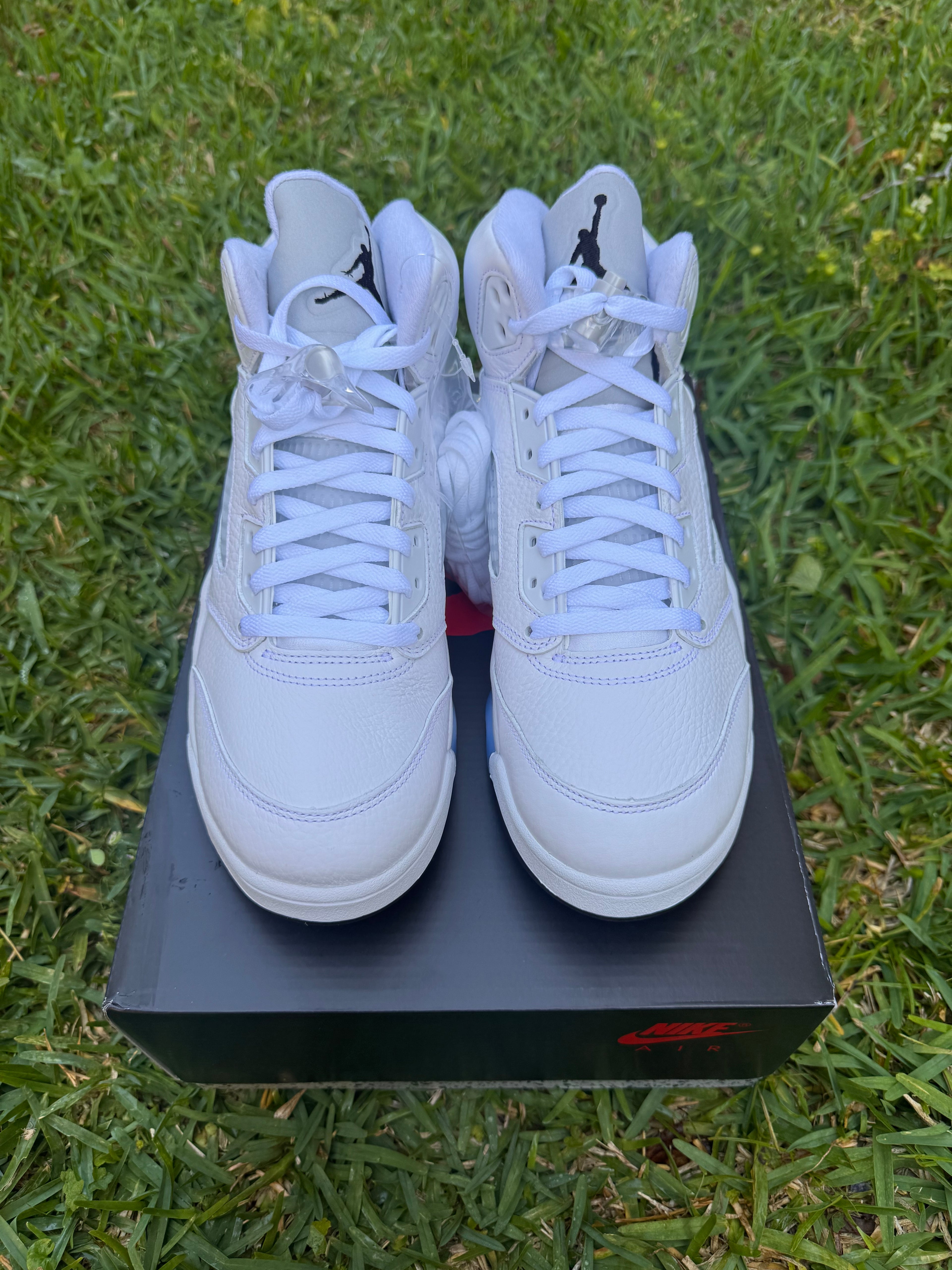 Jordan 5 Retro “White Metallic” — CLEAN CLASSIC 🔥